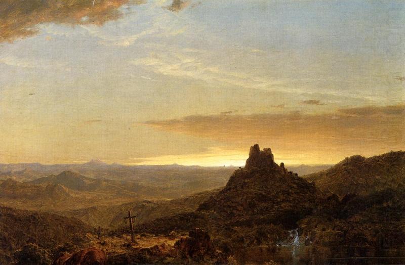 Frederic Edwin Church Cross in the Wilderness oil painting picture